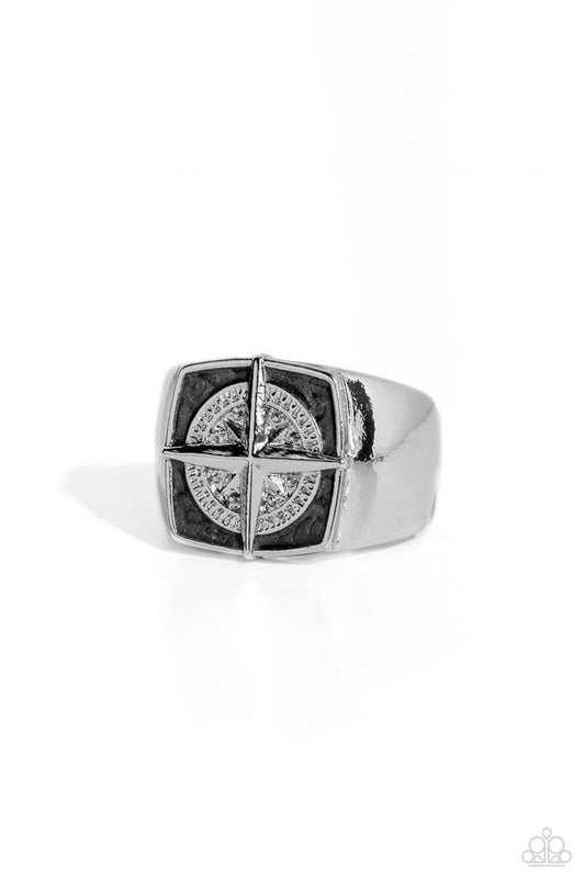 Adventure is Waiting - Silver - Paparazzi Ring Image