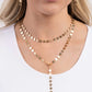 Reeling in Radiance - Gold - Paparazzi Necklace Image
