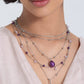 SASS with Flying Colors - Purple - Paparazzi Necklace Image