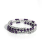 Just SASSING Through - Purple - Paparazzi Bracelet Image