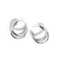 HOOP of the Day - Silver - Paparazzi Earring Image