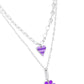 Childhood Charms - Purple - Paparazzi Necklace Image