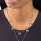 Butterfly Beacon - Silver - Paparazzi Necklace Image