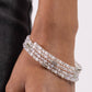 Dreamy Debut - White - Paparazzi Bracelet Image