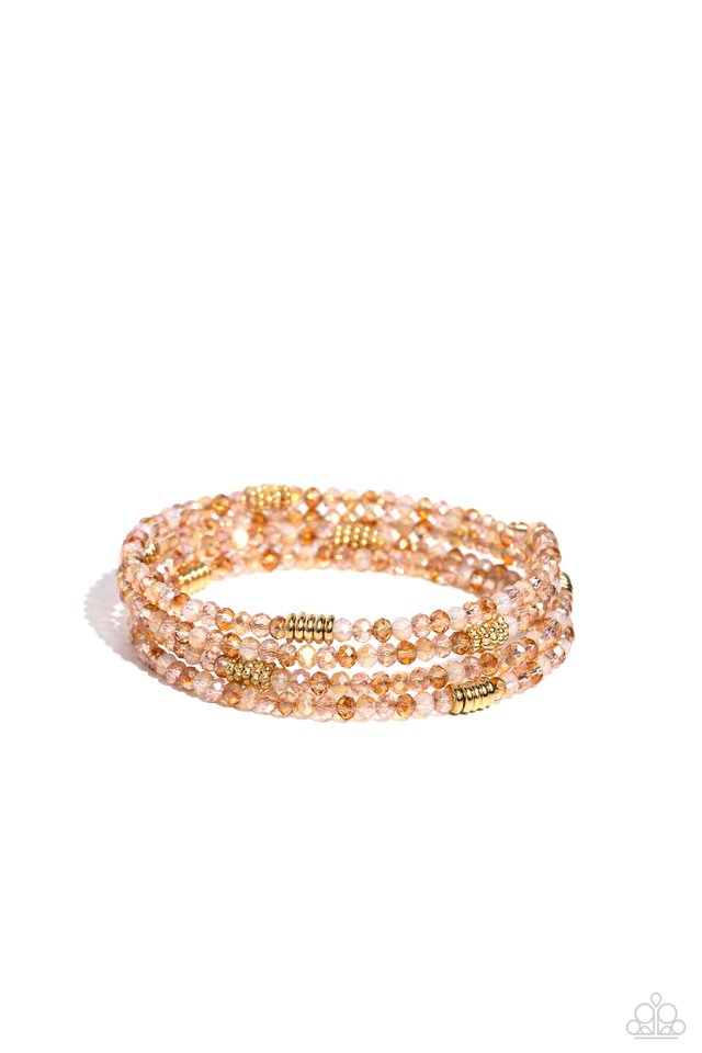 Dreamy Debut - Gold - Paparazzi Bracelet Image