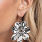 Hinging Hallmark - Silver - Paparazzi Earring Image