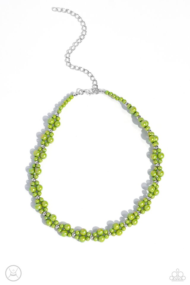 Dreamy Duchess - Green - Paparazzi Necklace Image