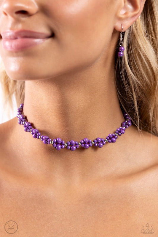 Dreamy Duchess - Purple - Paparazzi Necklace Image