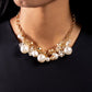 Corporate Catwalk - Gold - Paparazzi Necklace Image