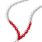 Locked Down - Red - Paparazzi Necklace Image