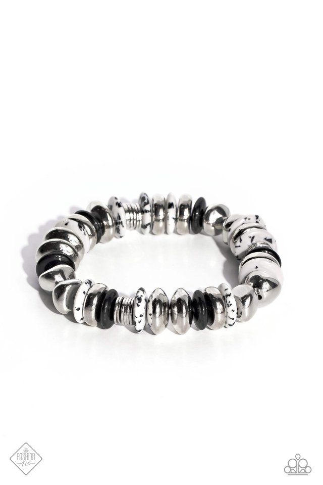 Harmoniously High-End - Black - Paparazzi Bracelet Image