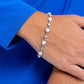 Particularly Pronged - White - Paparazzi Bracelet Image