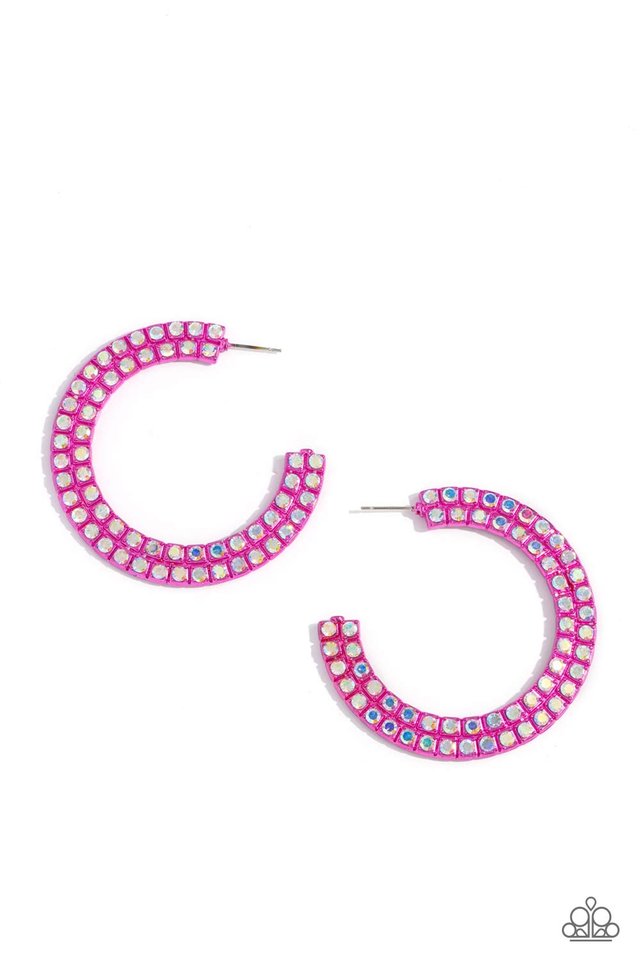 Flawless Fashion - Pink - Paparazzi Earring Image