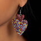 Flirting Flourish - Red - Paparazzi Earring Image