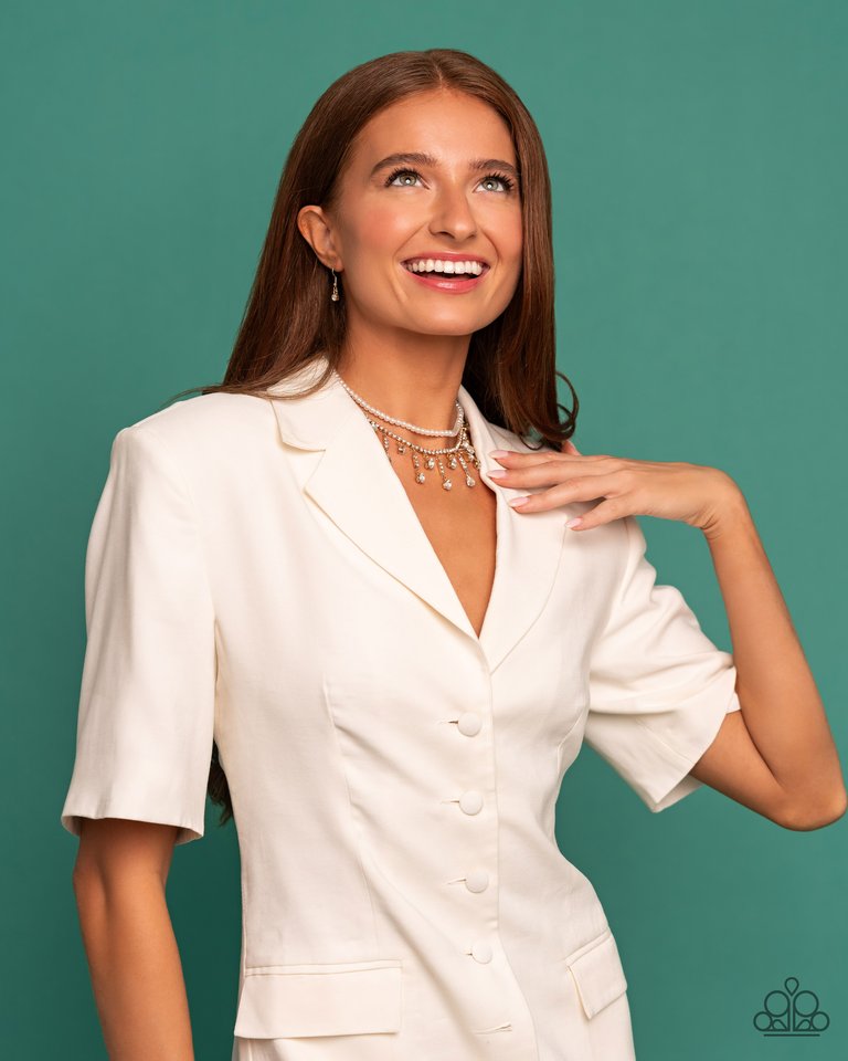 Lessons in Luxury - Gold - Paparazzi Necklace Image