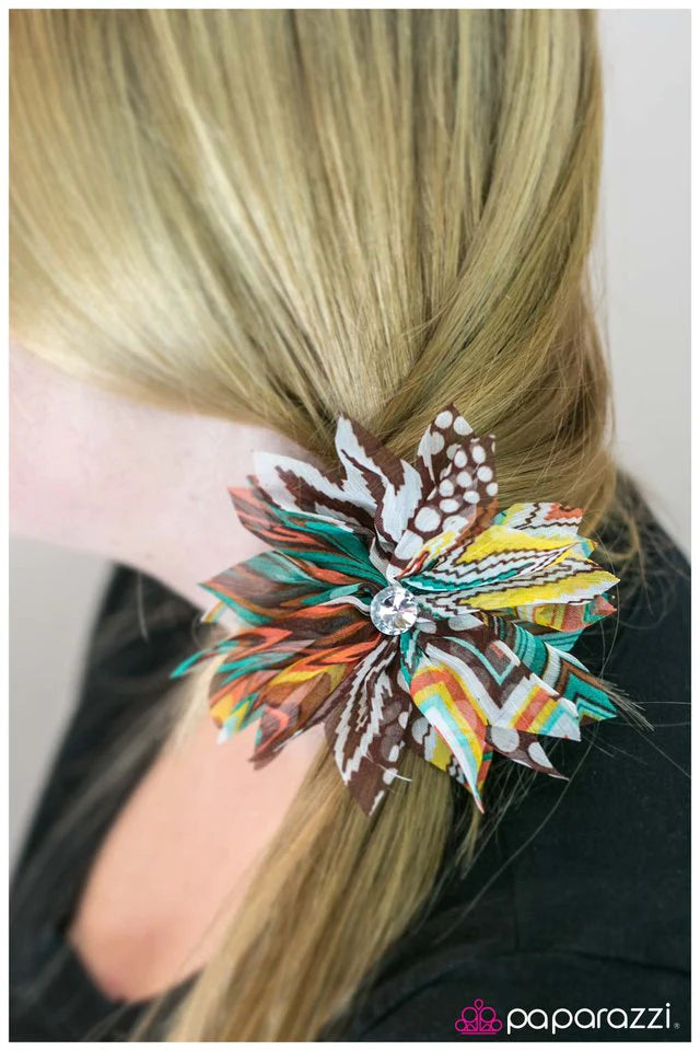 Paparazzi Hair Accessories ~ Cant Change Your Stripes - Brown