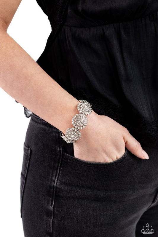 Executive Elegance - White - Paparazzi Bracelet Image