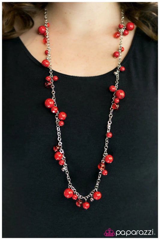 Collar Paparazzi ~ Madame Bovary - Rojo