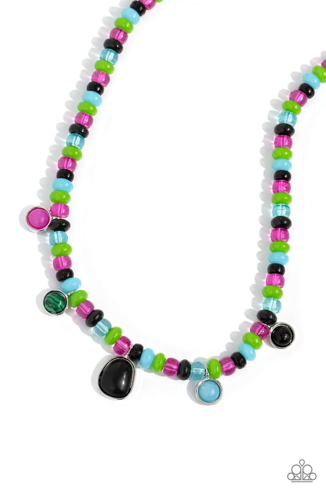 Colorfully California - Black - Paparazzi Necklace Image