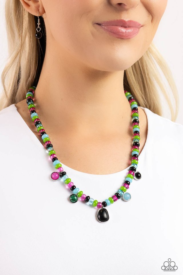 Colorfully California - Black - Paparazzi Necklace Image