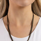 Salvaging Sass - Black - Paparazzi Necklace Image
