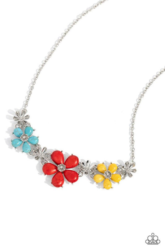 Growing Garland - Red - Paparazzi Necklace Image