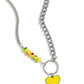 Mismatched Mayhem - Yellow - Paparazzi Necklace Image