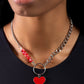 Mismatched Mayhem - Red - Paparazzi Necklace Image