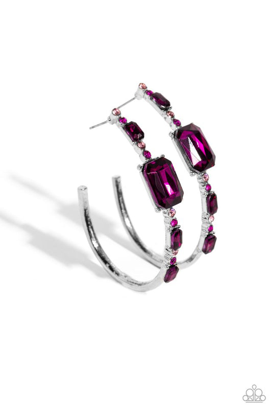 Elite Ensemble - Pink - Paparazzi Earring Image