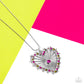 Flirting Ferris Wheel - Pink - Paparazzi Necklace Image