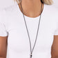 Hammered Hallmark - Black - Paparazzi Necklace Image