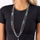 Seize the Stacks - Blue - Paparazzi Necklace Image