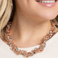 Totally Two-Toned - Copper - Paparazzi Necklace Image