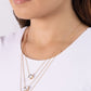 Lustrous Layers - Gold - Paparazzi Necklace Image