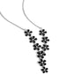 Flowering Feature - Black - Paparazzi Necklace Image