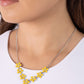 Flowering Feature - Yellow - Paparazzi Necklace Image