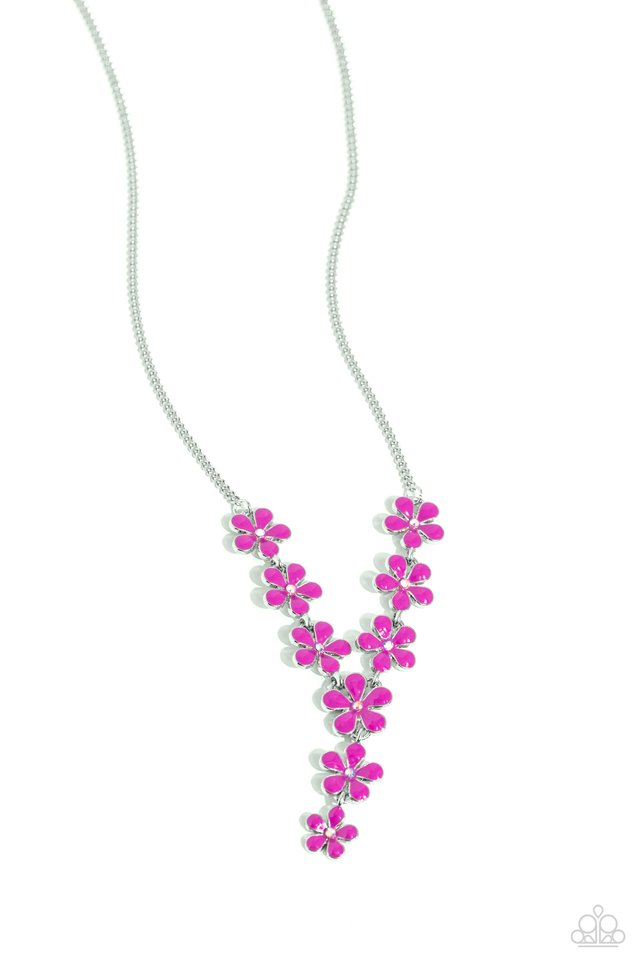 Flowering Feature - Multi - Paparazzi Necklace Image