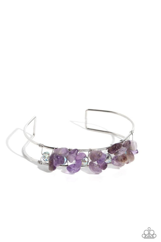 Handcrafted Headliner - Purple - Paparazzi Bracelet Image