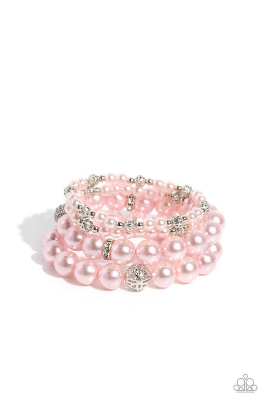 Vastly Vintage - Pink - Paparazzi Bracelet Image