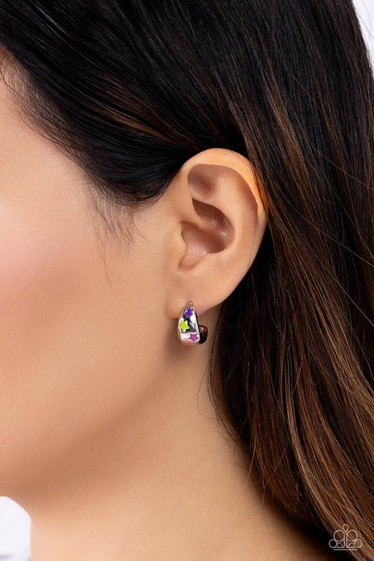 SCOUTING Stars - Multi - Paparazzi Earring Image