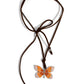 Winged Wanderer - Orange - Paparazzi Necklace Image