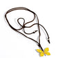 Winged Wanderer - Yellow - Paparazzi Necklace Image