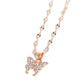 High-Flying Hangout - Rose Gold - Paparazzi Necklace Image