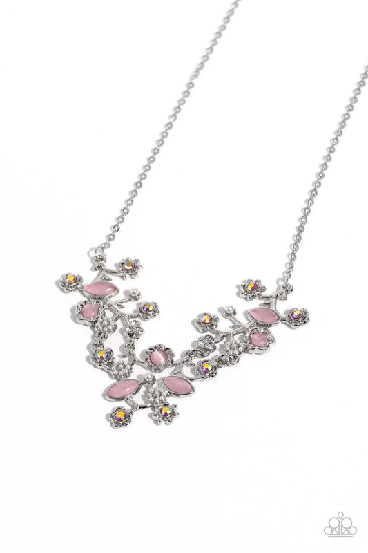 Gardening Group - Pink - Paparazzi Necklace Image