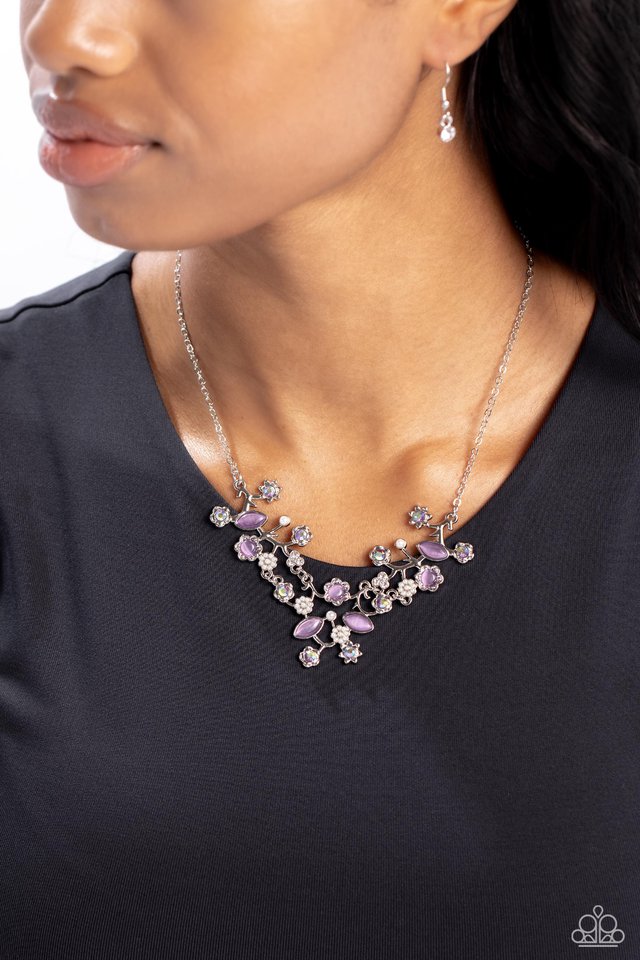 Gardening Group - Purple - Paparazzi Necklace Image
