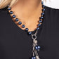 White Collar Welcome - Blue - Paparazzi Necklace Image