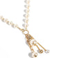 White Collar Welcome - Gold - Paparazzi Necklace Image