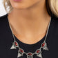 Scintillating Shimmer - Red - Paparazzi Necklace Image