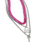 Locked Labor - Pink - Paparazzi Necklace Image