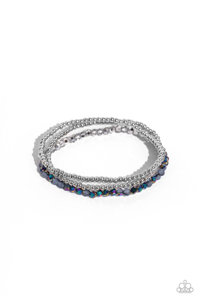 Backstage Beading - Silver - Paparazzi Bracelet Image